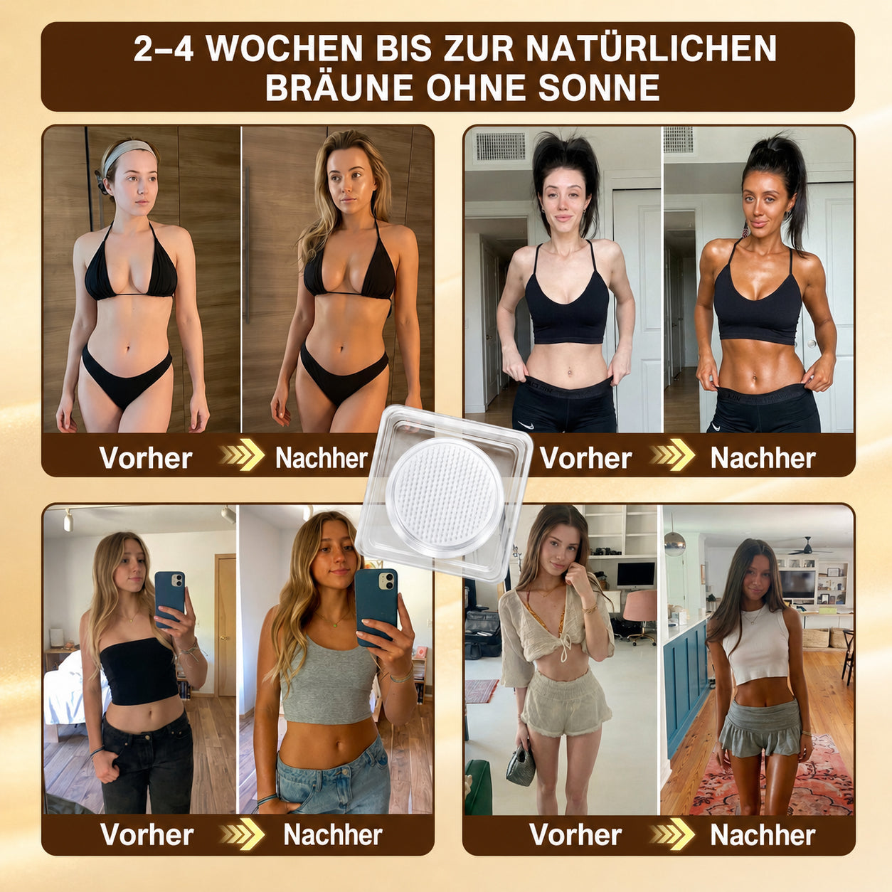 ⭐ 𝗡𝗮𝘁𝗿𝗮𝘃𝗼𝗿® Micronaald-bruiningspleisters: Natuurlijke bronzen glow zonder UV & DHA