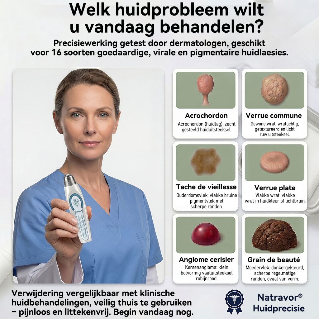 👩‍⚕️Officiële merkshop | ⭐🎉Natravor® 7-daagse wratten- en vlekkenverwijderaar (pijnstillende applicator voor nauwkeurig aanbrengen, laat geen littekens achter)