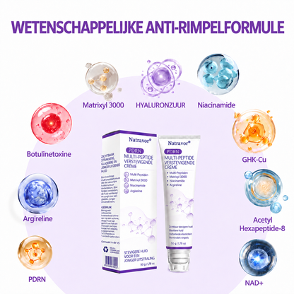 Natravor®🎗️ PDRN Multi-Peptide Massage Roller Crème – Anti-aging verzorging, hydratatie, versteviging & lifting voor een gladdere en egalere huid-b