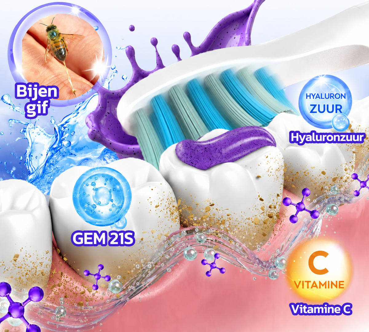 🦷🦷🦷𝐍𝐚𝐭𝐫𝐚𝐯𝐨𝐫® VioCore Bee Venom Gingivitis & Periodontitis Treatment Toothpaste