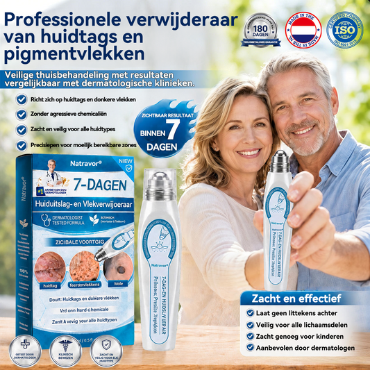 👩‍⚕️Officiële merkshop | ✅️🎉Natravor® 7-daagse wratten- en vlekkenverwijderaar (pijnstillende applicator voor nauwkeurig aanbrengen, laat geen littekens achter)