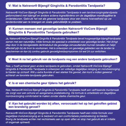 🦷🦷🦷𝐍𝐚𝐭𝐫𝐚𝐯𝐨𝐫® VioCore Bee Venom Gingivitis & Periodontitis Treatment Toothpaste