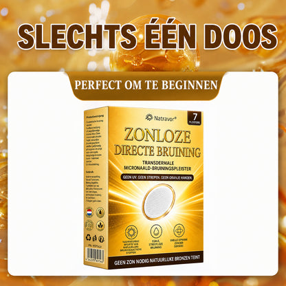 ⭐ 𝗡𝗮𝘁𝗿𝗮𝘃𝗼𝗿® Micronaald-bruiningspleisters: Natuurlijke bronzen glow zonder UV & DHA