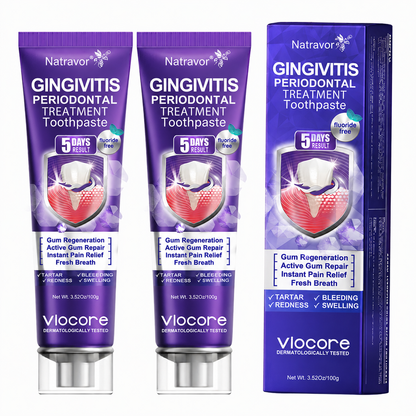 🦷🦷🦷𝐍𝐚𝐭𝐫𝐚𝐯𝐨𝐫® VioCore Bee Venom Gingivitis & Periodontitis Treatment Toothpaste